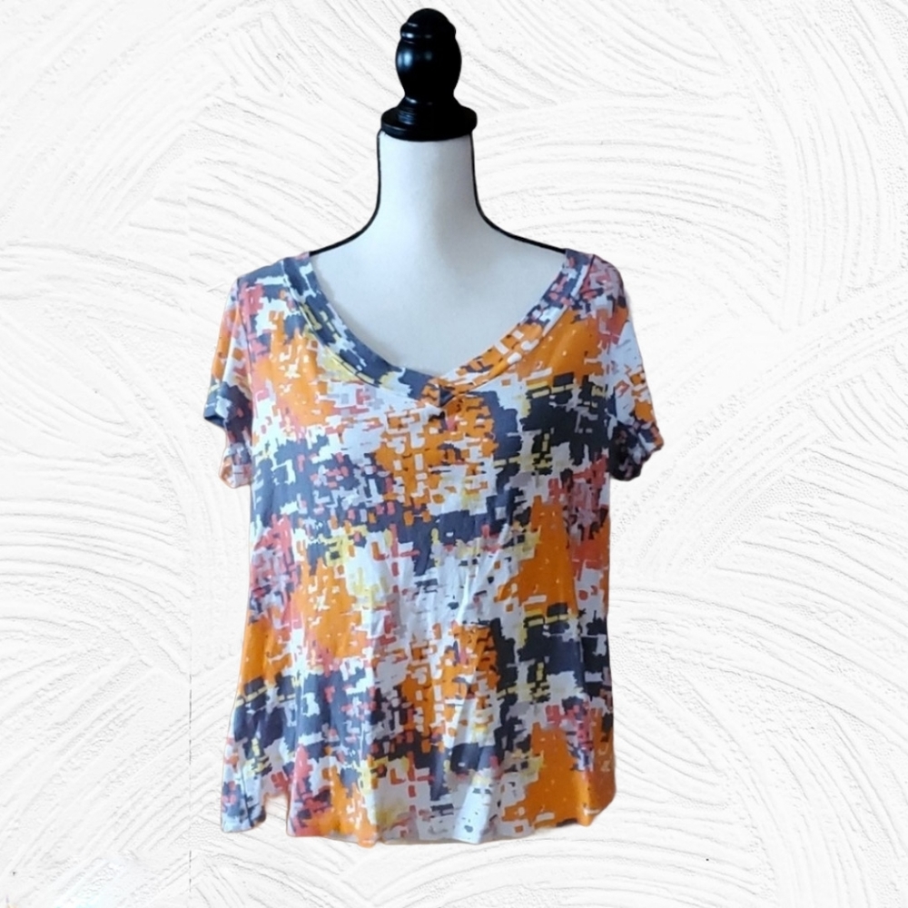 🔥3 for$9🔥Nicole Miller V-neck sz 1X Top